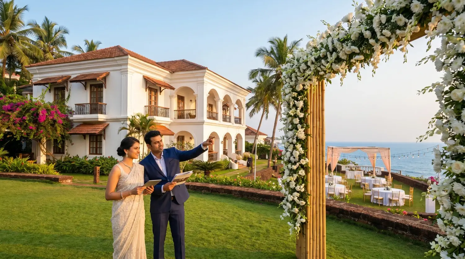 How to Choose a Wedding Venue in Goa : 20-Point Checklist