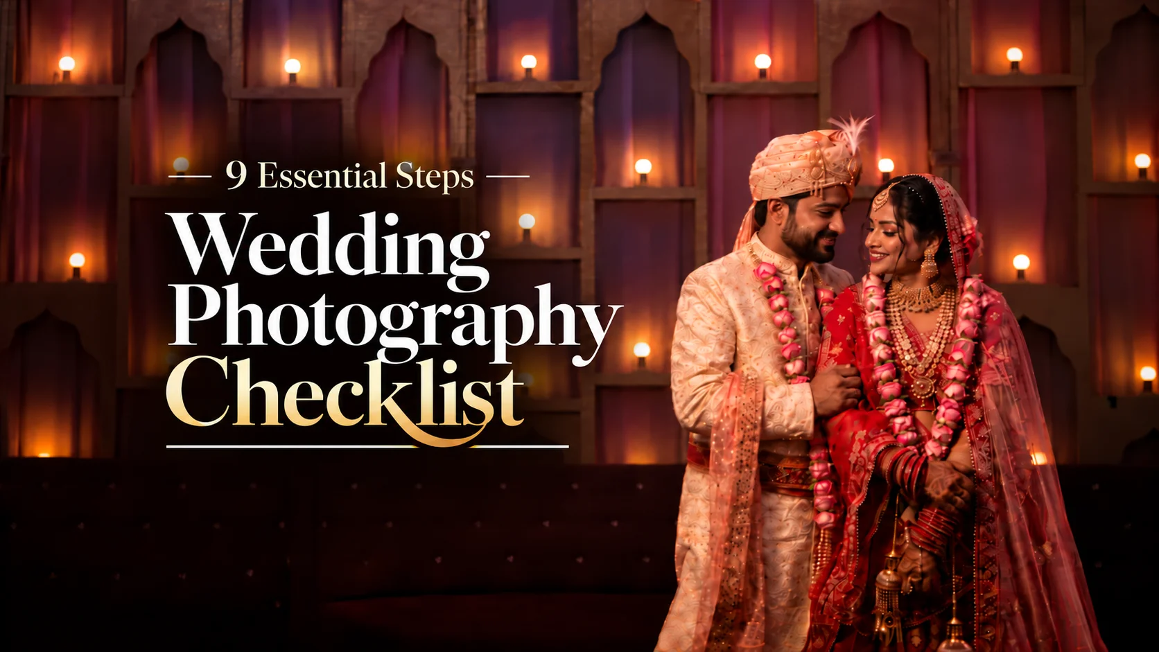 9-Step Wedding Photography Checklist